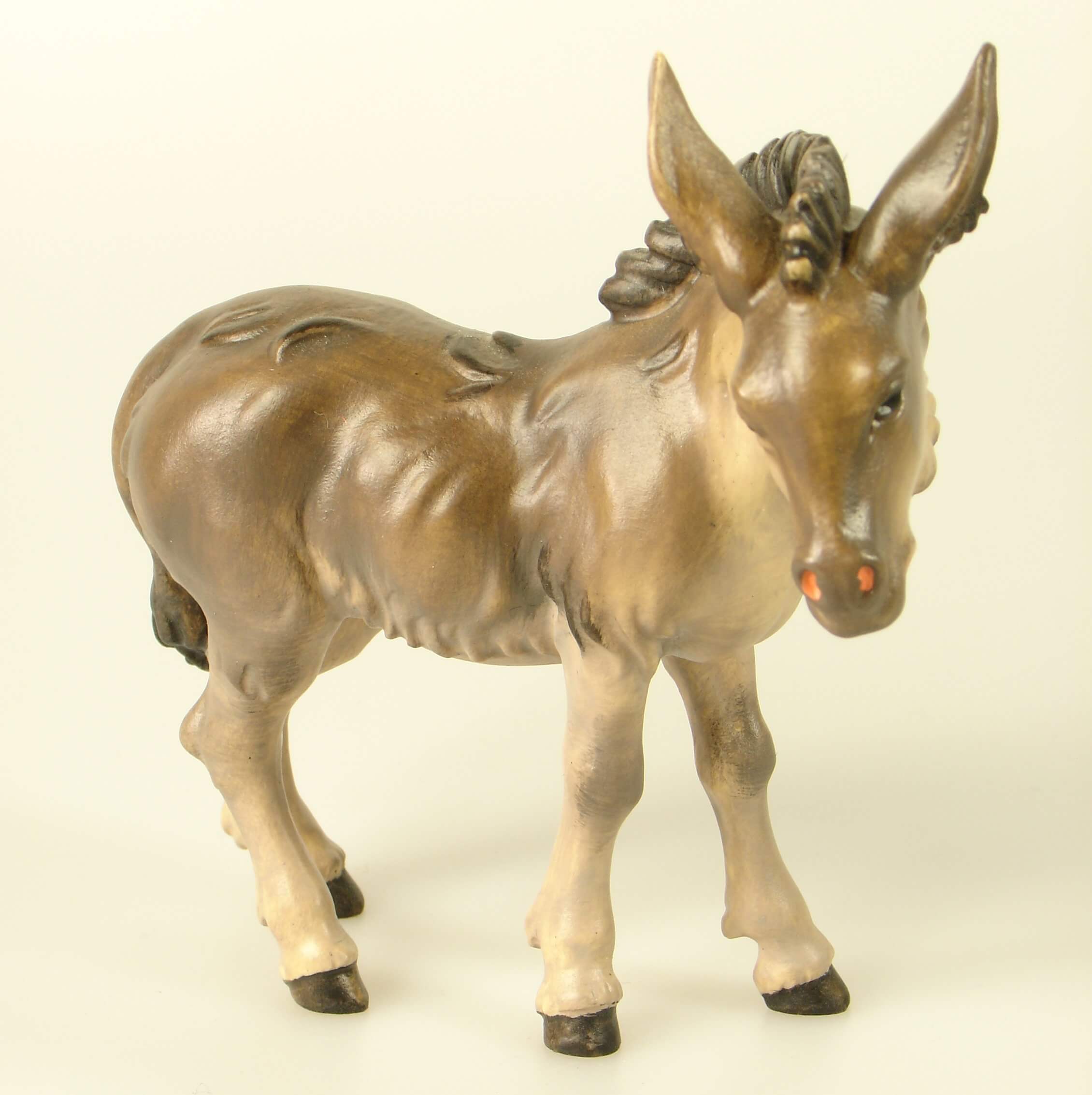 KostnerKrippe Esel 8 cm Serie &amp; Natur