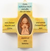 Fritz Cox Kinderkreuz 'Engel Sei Mein Begleiter' - 20cm Blau