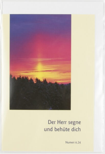 Karte - Sonnenuntergang