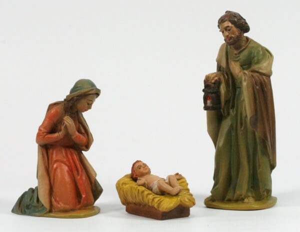 Andrea Krippe - Hl. Familie 4-teilig