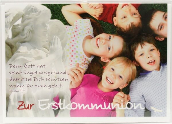 Kommunionkarte - Wohin du auch gehst…
