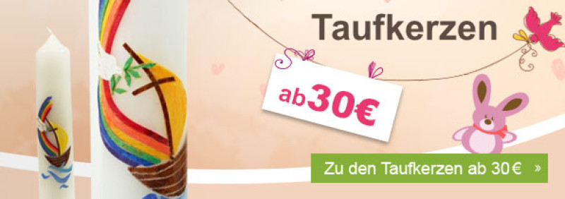 Taufkerze Fur Jungen Madchen In Diversen Grossen Entdecken