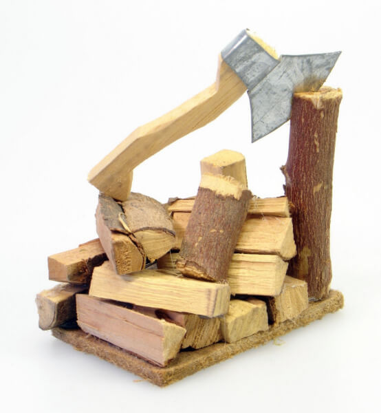 Krippen-Zubehör - Holz & Axt