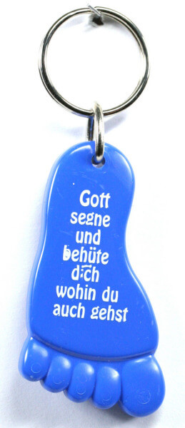 Schlüsselanhänger - Fuß & Gott schütze...