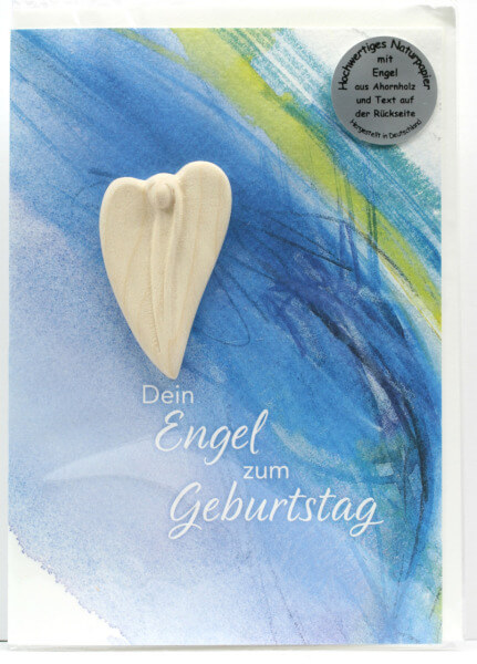 Engelkarte - Dein Engel zum Geburtstag & Handschmeichler