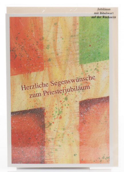 Karte zum Priesterjubiläum - Ich bin dein Gott