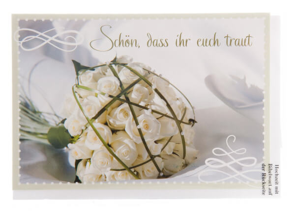 Karte zur Hochzeit - Alles, was ihr tut