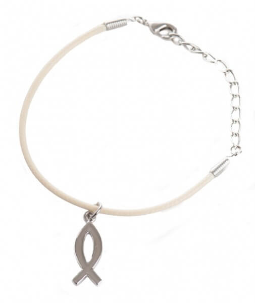 Armband - Creme & Fisch
