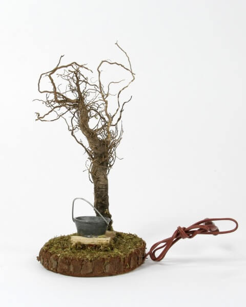 Krippenzubehör - Lagerfeuer & Baum