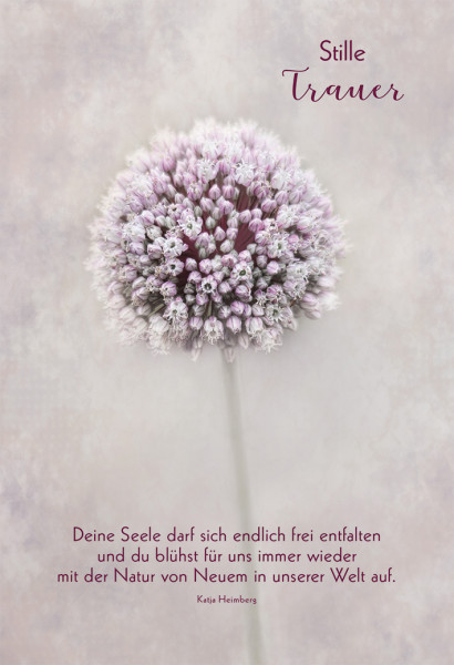 Karte zur Trauer - Deine Seele...