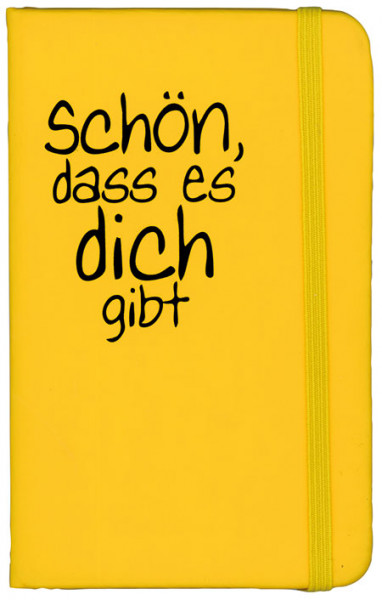 Notizblock - Schön, dass es dich gibt