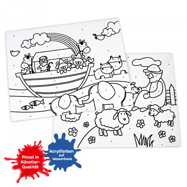 Spiel - Malen nach Zahlen